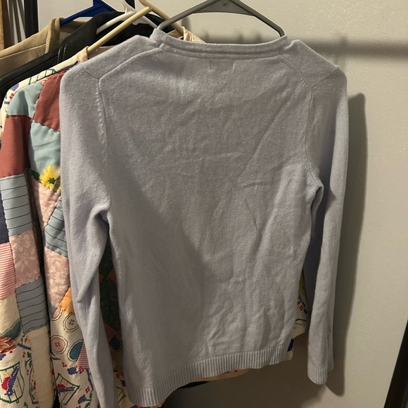 L. L. Bean Cashmere light Blue Sweater - Picture 3 of 3
